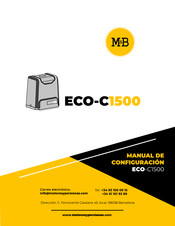 M&B ECO-C1500 Manual De Configuración