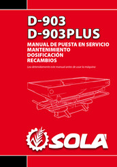 Sola D-903 Manual De Puesta En Servicio