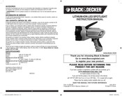 Black and Decker LEDLIB Manual De Instrucciones
