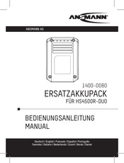 ANSMANN 1400-0080 Manual