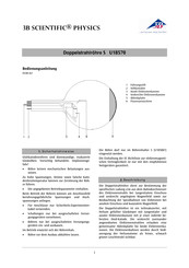 3B SCIENTIFIC PHYSICS U18570 Instrucciones De Uso