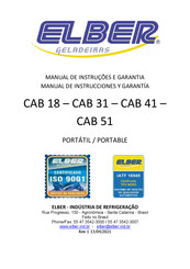 ELBER CAB 41 Manual De Instrucciones Y Garantía