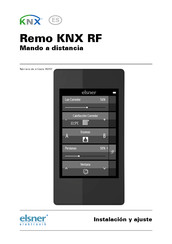 elsner elektronik Remo KNX RF Instalacion Y Ajuste