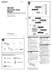 Sony CDX-CA790X Instalación / Conexiones