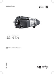Somfy J4 RTS Manual Del Instalador