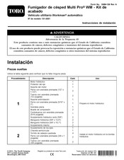 Toro Multi Pro WM Instrucciones De Instalación