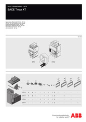 Abb SACE Tmax XT Manual De Instrucciones