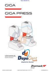 Zhermack GIGA PRESS Manual Del Usuario