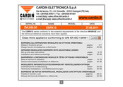 Cardin Elettronica ZVL558.00 Serie Manual Del Usuario