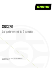 Shure SBC220 Guia Del Usuario