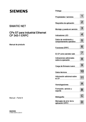Siemens SIMATIC NET CPs S7 Manual De Producto