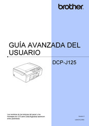 Brother DCP-J125 Guía Avanzada Del Usuario