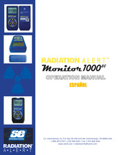 SE RADIATION ALERT Monitor 1000EC Manual Del Usuario