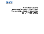 Epson PowerLite EB-L630U Manual Del Usuario