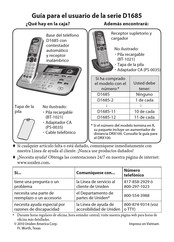 Uniden D1685 Serie Guía Para El Usuario