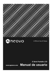 AG Neovo E Serie Manual De Usuario