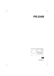 Sangean PR-D4W Manual Del Usario