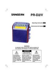 Sangean PR-D2/V Instrucciones De Manejo