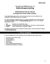 Conceptronic CHVIDEOCR Manual De Instrucciones