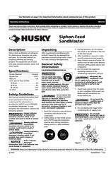 Husky HDS126 Instrucciones De Operación