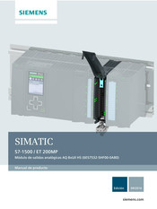 Siemens SIMATIC AQ 8xU/I HS Manual De Producto