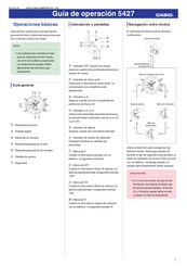 Casio 5427 Guía De Operación