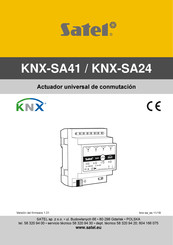 Satel KNX-SA24 Manual Del Usuario