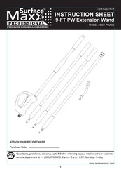 SurfaceMaxx SGY-PWA96 Hoja De Instrucciones