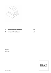 Novy Fusion 686 Instrucciones De Instalación