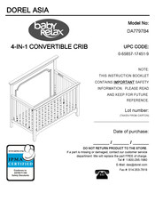 DOREL ASIA baby relax DA7797B4 Manual De Instrucciones