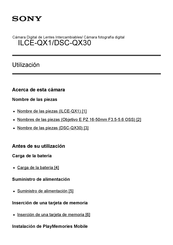 Sony DSC-QX30 Utilización