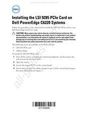 Dell LSI 9285 Manual De Instrucciones