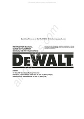 DeWalt DW999 Manual De Instrucciones