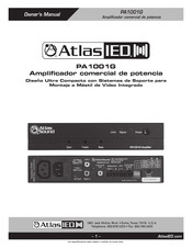 Atlas Sound PA1001G El Manual Del Propietario