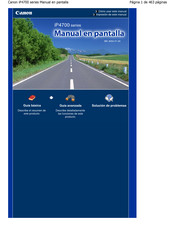 Canon iP4700 Serie Manual En Pantalla