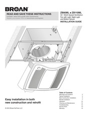 Broan-NuTone ZB80ML Guia De Instalacion