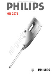 Philips HR 2576 Manual De Instrucciones