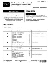 Toro 08720 Instrucciones De Instalación