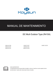 Kaysun KAM2-42 DN8 Manual De Mantenimiento