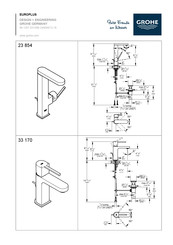 Grohe EUROPLUS 33 170 Manual De Instrucciones