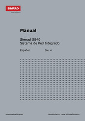 Navico SIMRAD GB40 Manual