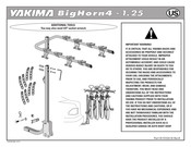 Yakima BigHorn1.25 Manual De Instrucciones