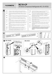 Dometic 10-SERIE Manual De Instrucciones