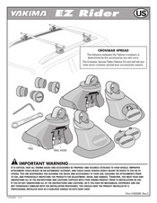 Yakima EZ Rider Manual De Instrucciones