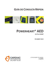 Cardiac Science POWERHEART AED G3 PRO 9300P Guía De Consulta Rápida