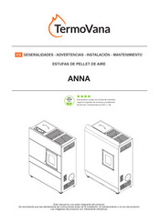 TermoVana ANNA Generalidades - Advertencias - Instalación - Mantenimiento