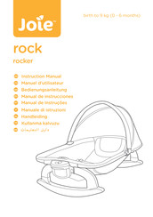 Joie Rock Manual De Instrucciones