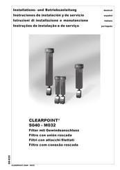 CLEARPOINT S040 Instruciones De Instalación Y De Servicio