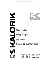 Kalorik USK SC 1 Manual De Instrucciones