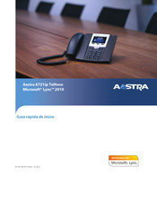 Aastra 6721ip Lync Manual De Instruccion